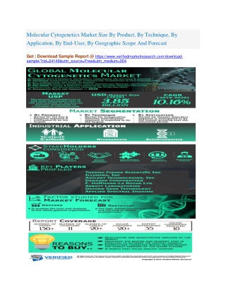Molecular Cytogenetics Market Size By Product, By Technique, By Application, By End-User, By Geographic Scope And Foreca