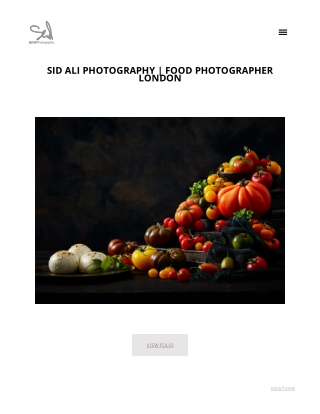 The Best Food Photographer UK