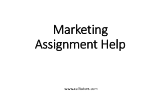Marketing Assignment Help