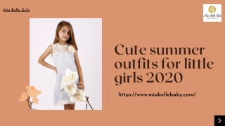 Cute summer outfits for little girls - Mia Belle Girls