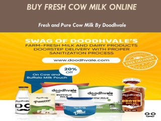 Buy Fresh and Pure Cow Milk Online in Delhi at Best Price