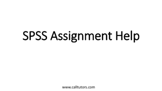 SPSS Assignment Help