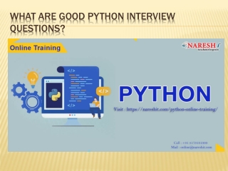 10 Important Python Interview Question and Answers