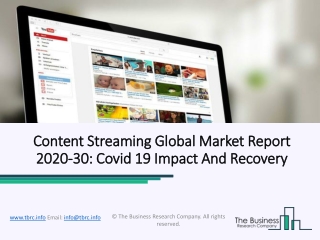 Content Streaming Market Business Growth, Industry Growth Prospect Forecast To 2023