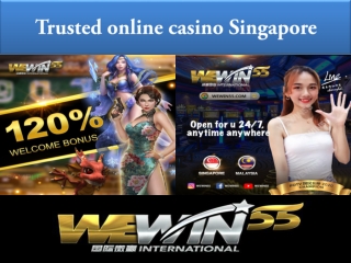 playing at trusted online casino Singapore with cash benefits both