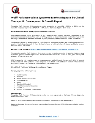 Wolff Parkinson White Syndrome Market Research Report- Global Forecast till 2023 (2) - Shortcut