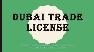 Dubai Trade License