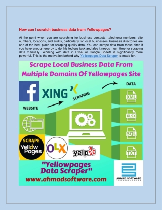 Yellopages Data Scraper