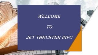 Jet Thruster Info