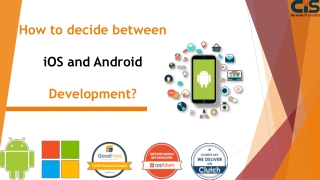 How to decide between iOS and android development