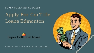 Apply For Car Title Loans Edmonton