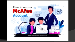 How Do I Recover McAfee Account
