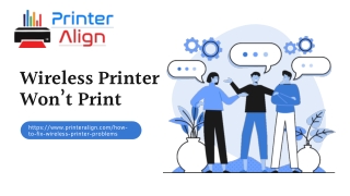 Wireless Printer Won’t Print | wireless printer is not connecting