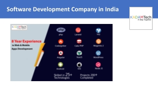 Kadam Technologies - Best Software Development Company in India.