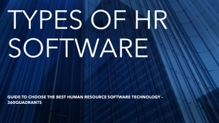 HR Software: Types and Major Market Drivers of Human Resource Software