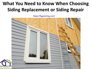 What You Need to Know When Choosing Siding Replacement or Siding Repair for Your Home in Raleigh, NC