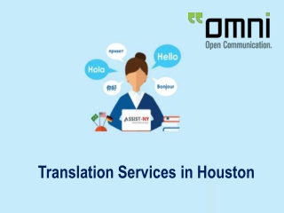 Get the Perfect Translation Services in Houston for All Languages