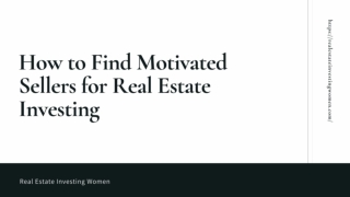 How to Find Motivated Sellers for Real Estate Investing