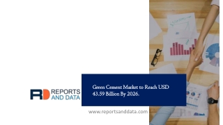 green cement market Analysis & outlook To 2027