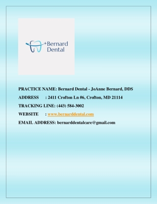 Bernard Dental - JoAnne Bernard, DDS
