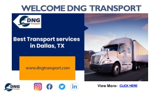 Best Transportation Services in Dallas, TX