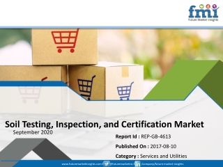 COVID-19 to Have Significant Effect on Worldwide Adoption of Soil Testing, Inspection, and Certification in 2020