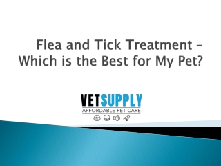 Flea and Tick Treatment – Which is the Best for My Pet?