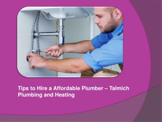Tips to Hire a Residential Plumber in Budget