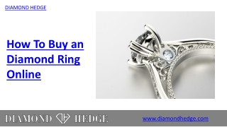 How To Buy an Diamond Ring Online