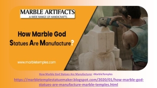 How Marble God Statues Are Manufacture ?