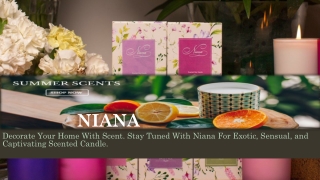 Luxury Scented Candles Online At Niana