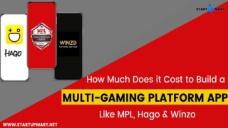 How Much Does It Cost to Build a Multi-Gaming Platform App Like MPL, Hago and Winzo