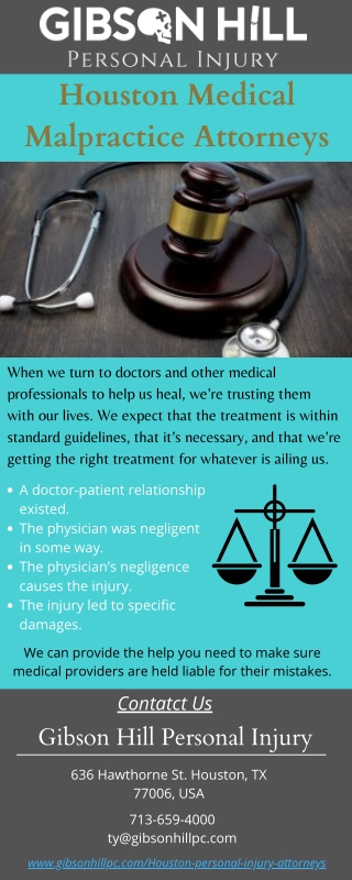 Houston Medical Malpractice Lawyers