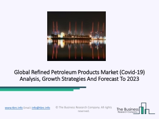 Refined Petroleum Products Market 2020 Strategic Assessment