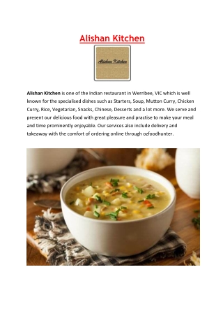 5% off-Alishan Kitchen Restaurant Menu-Werribee takeaway,VIC