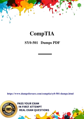 SY0-501 Exam Questions PDF - CompTIA SY0-501 Top dumps