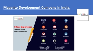 Best Magento Development Company in India | KadamTech