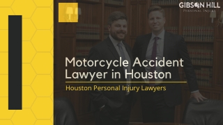 Motorcycle Accident Lawyer in Houston