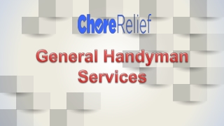 Best General Handyman Services in Chicago