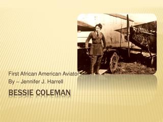 Bessie Coleman