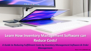 Learn How Inventory Management Software can Reduce Costs!