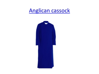 Anglican cassock