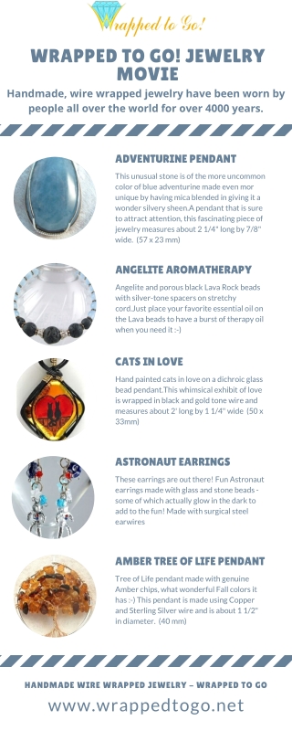 Handmade Wire Wrapped Jewelry - Jewelry movie