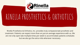 Prosthetic Leg For Sale by Rinella Prosthetics & Orthotics