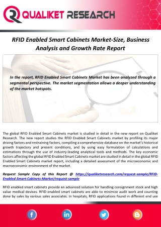 RFID Enabled Smart Cabinets Market 2020: Global Growth Analysis and Forecast