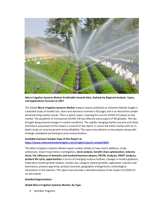 Micro Irrigation Systems Market