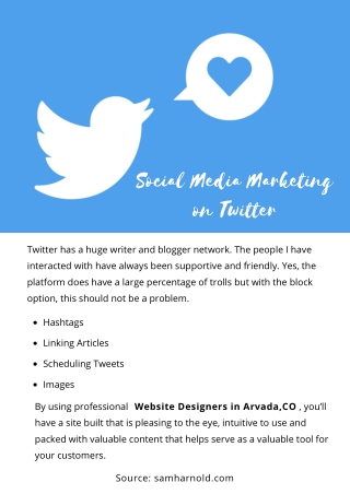 Social Media Marketing on Twitter