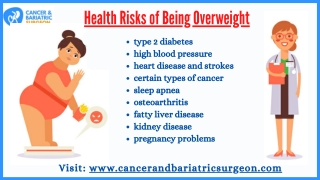 Health Risks of Being Overweight | Best Bariatric Surgeon in Bangalore