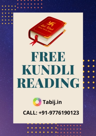 Free Kundli Reading by date of birth: Explore your life events