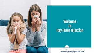 Welcome to Hay Fever Injection